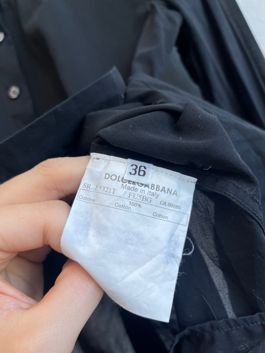 돌체앤가바나 씨스루 셔츠 우먼즈 Made in ITALY 상품이미지8