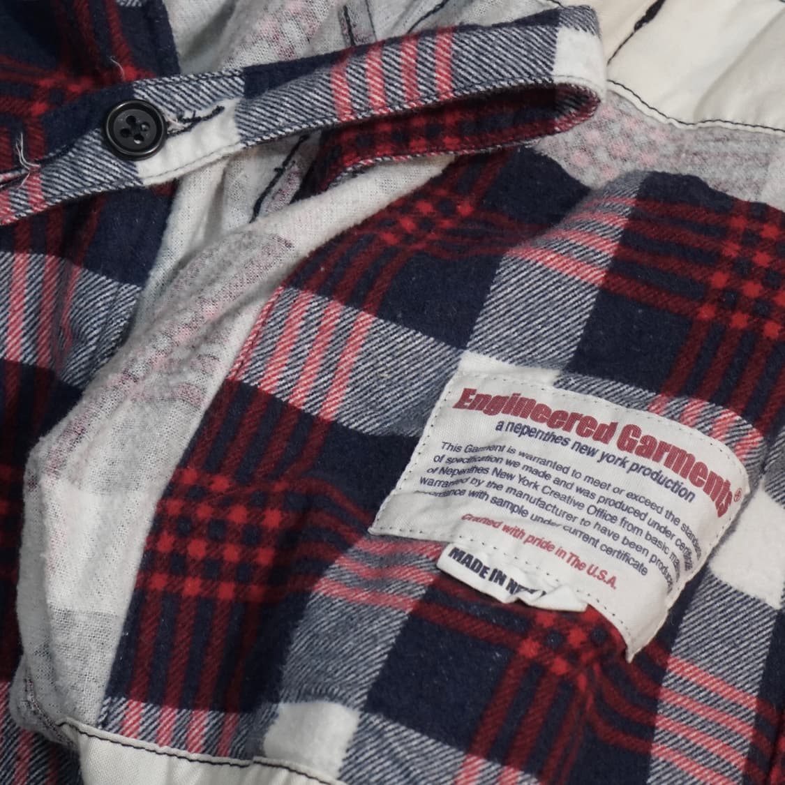 엔지니어드 가먼츠 체크 스모킹코트 상품이미지8