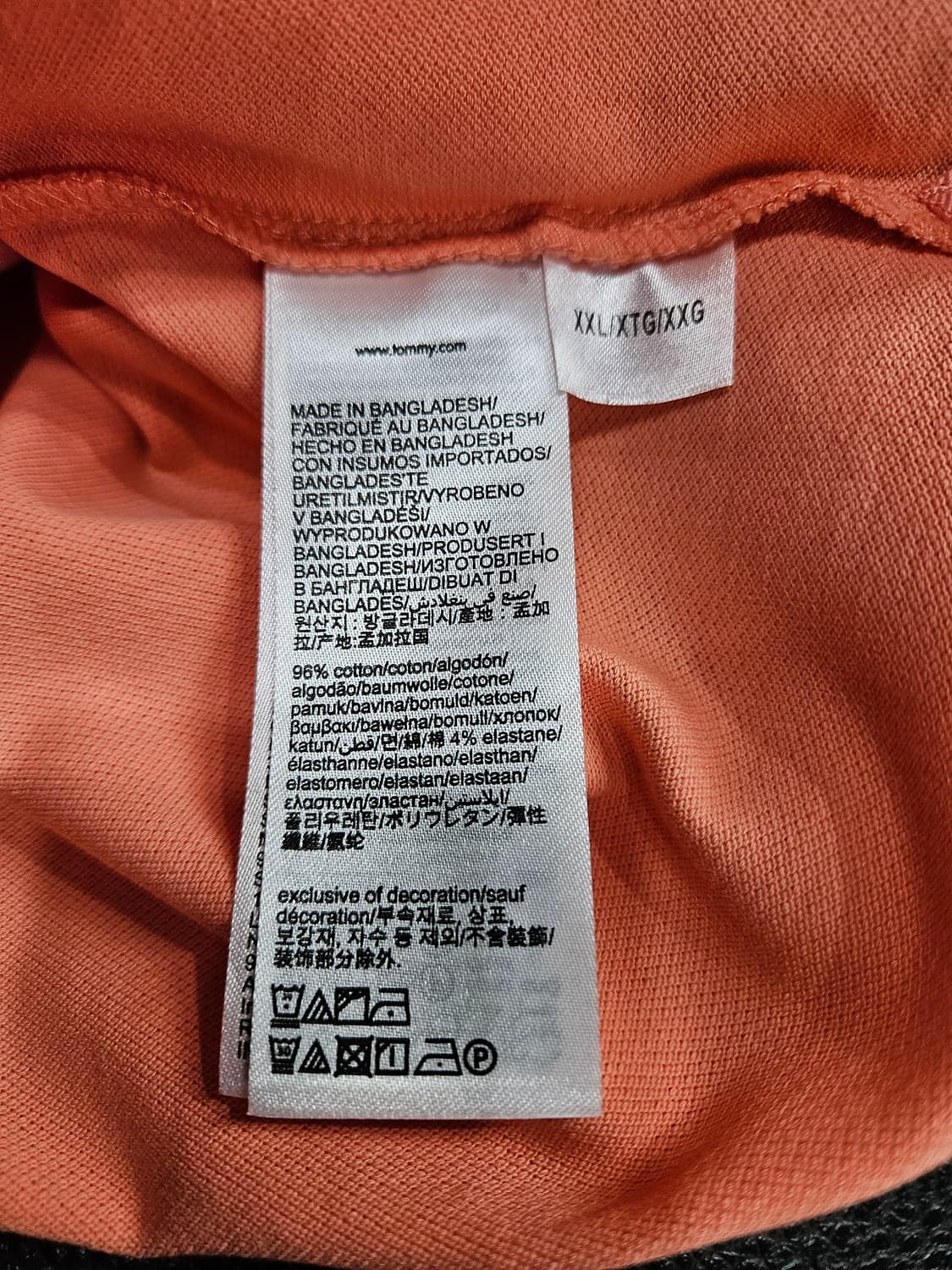 타미힐피커 핑크 남성 110 카라반팔티  상품이미지8