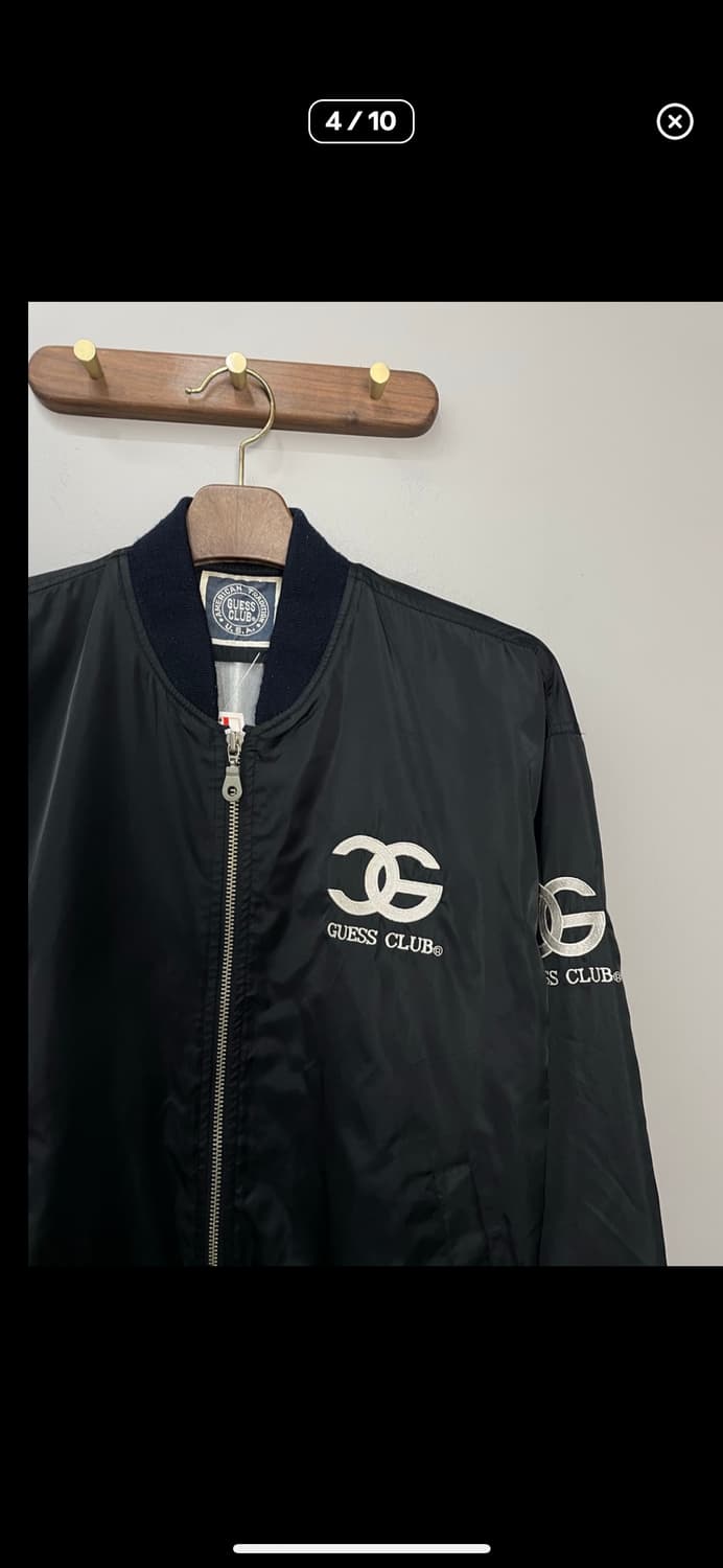 게스클럽 올드스쿨 빅로고 항공자켓 A2830 상품이미지3