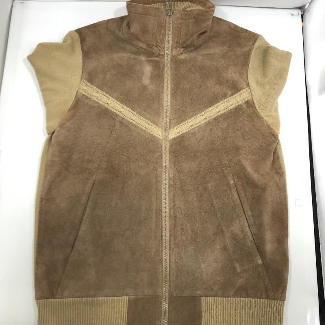 넘버나인 스웨이드 하이브리드 집업 자켓 상품이미지5