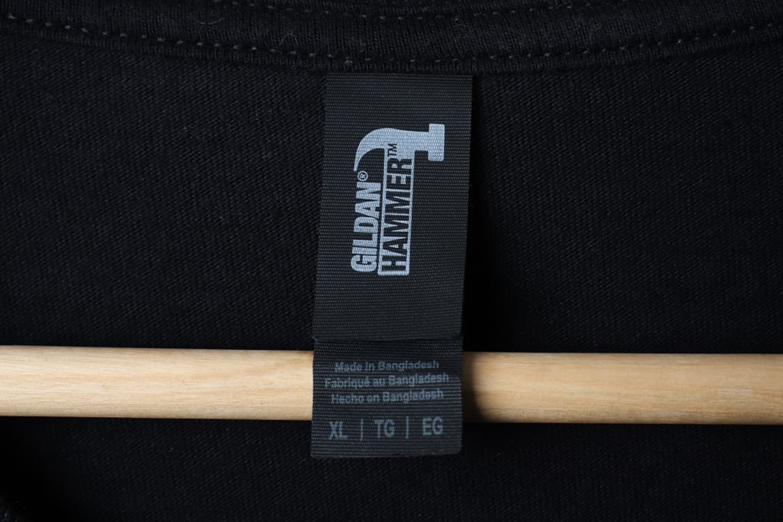 (XL-3XL) 길단 반팔 티셔츠 USA 빅사이즈 블랙-H31249 상품이미지6