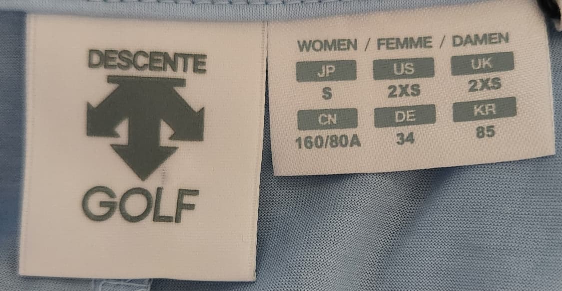 데상트 새상품 골프티셔츠 85 상품이미지4