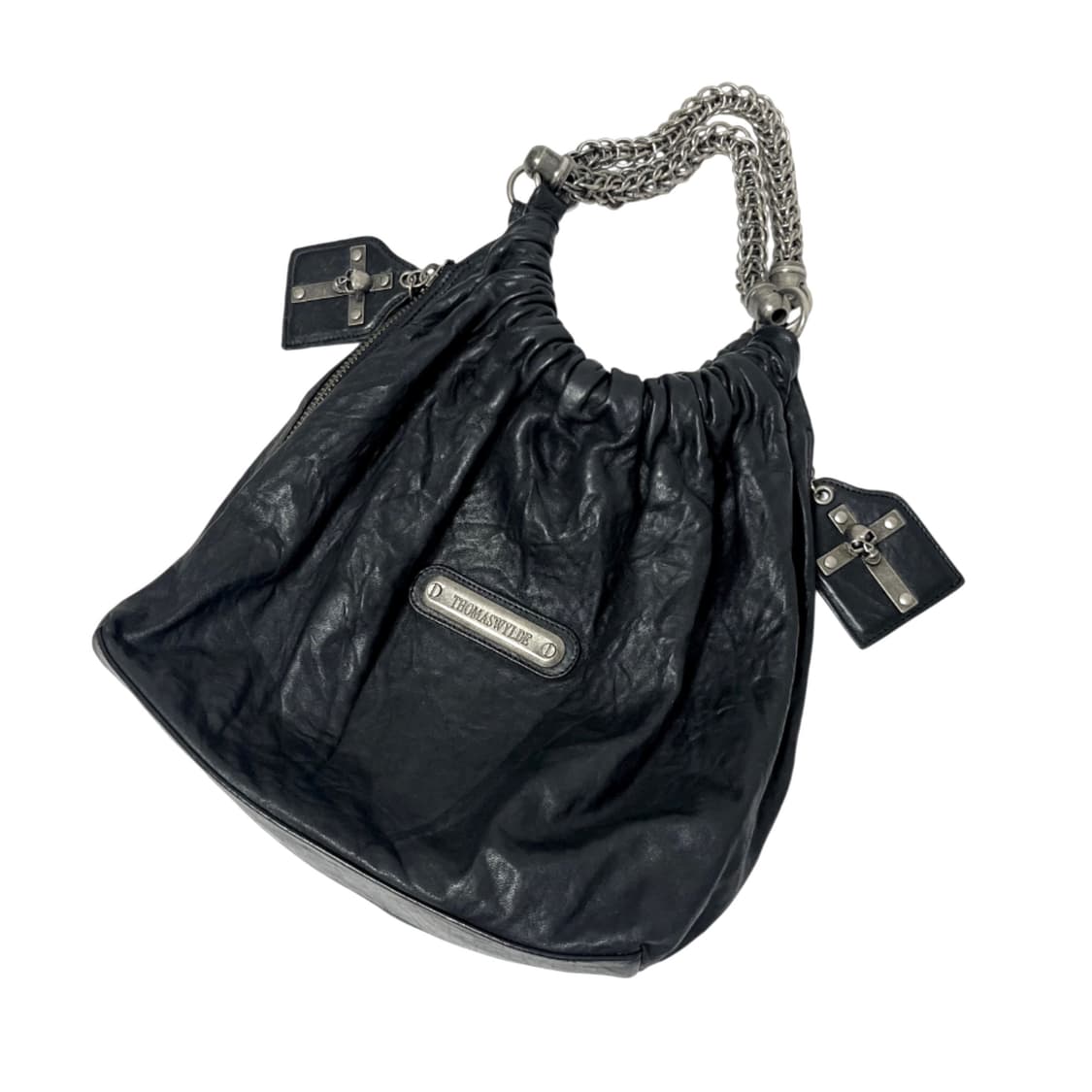 토마스와일드 고딕 스컬 레더 백 상품이미지6