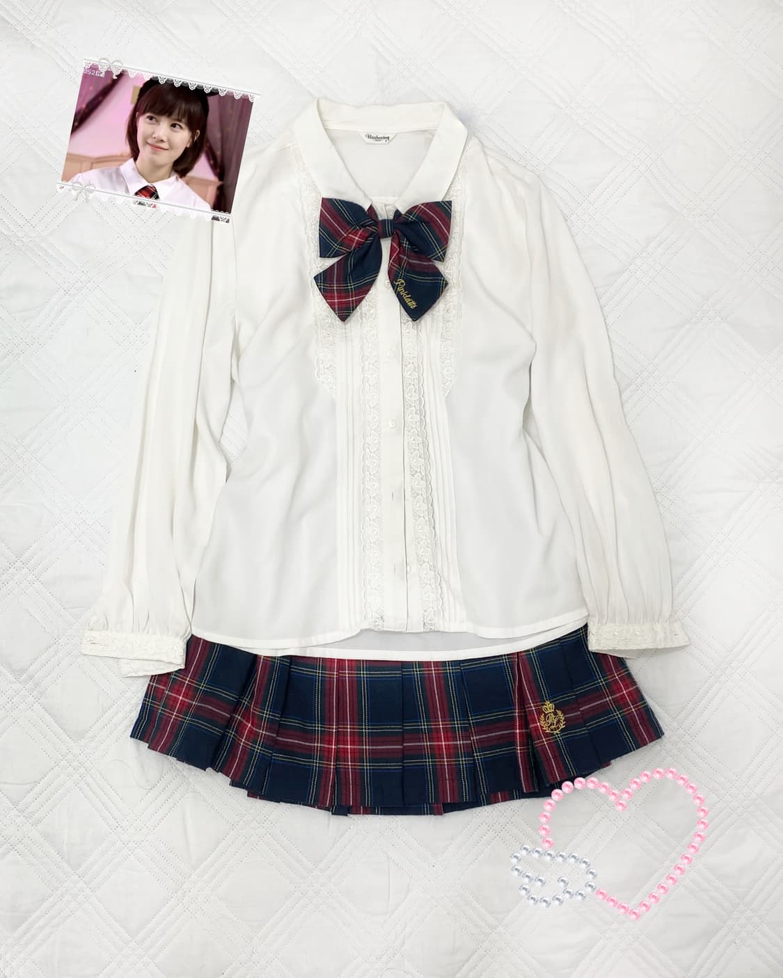 ꒰ঌ 신화고 금잔디 코어 교복 세트 ໒꒱ 상품이미지2