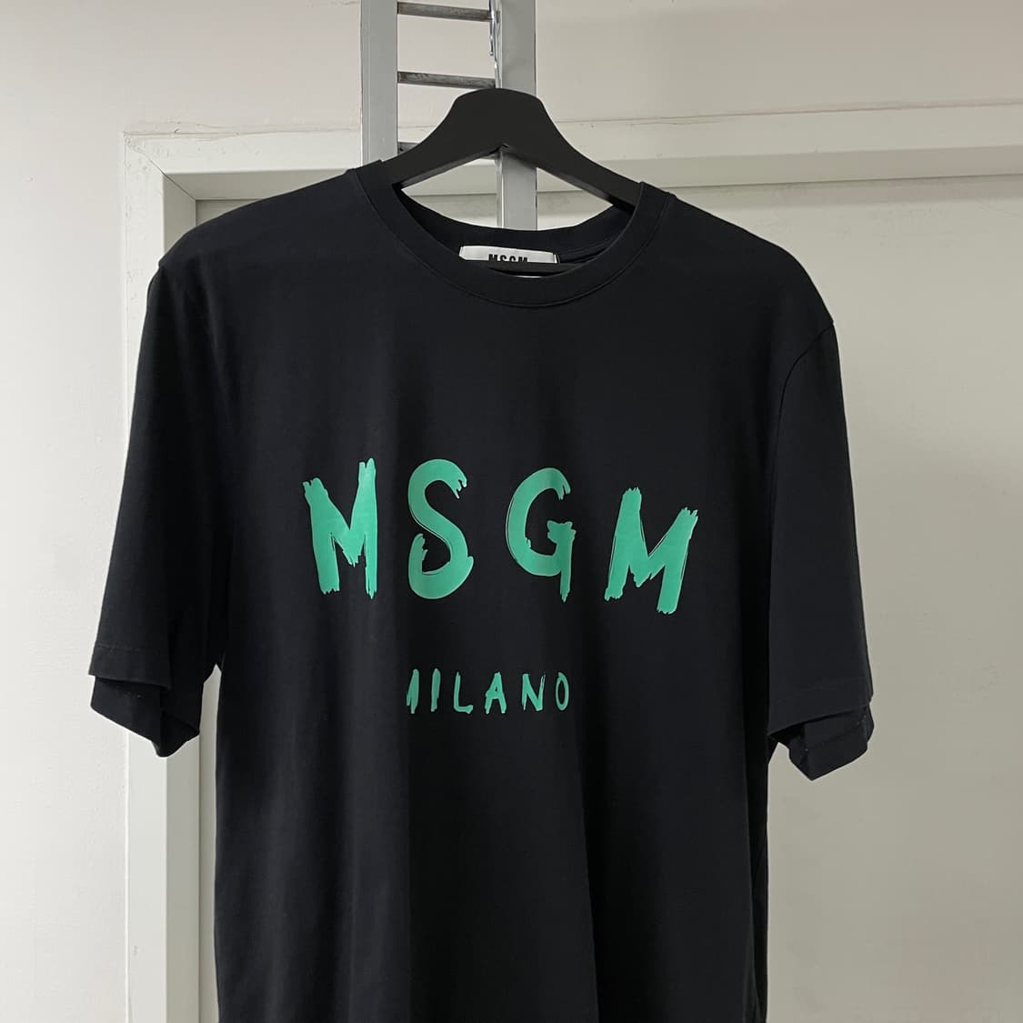 MSGM 블랙 반팔 티셔츠 M 상품이미지2