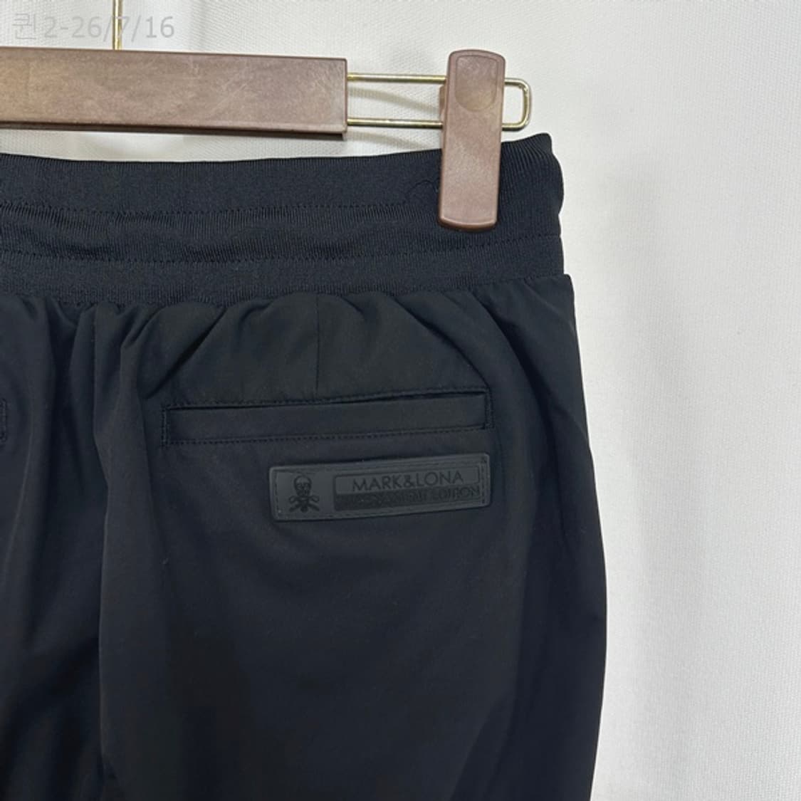 마크앤로나 여자 골프 밴딩 춘추 조거 팬츠바지 검정 75 상품이미지8