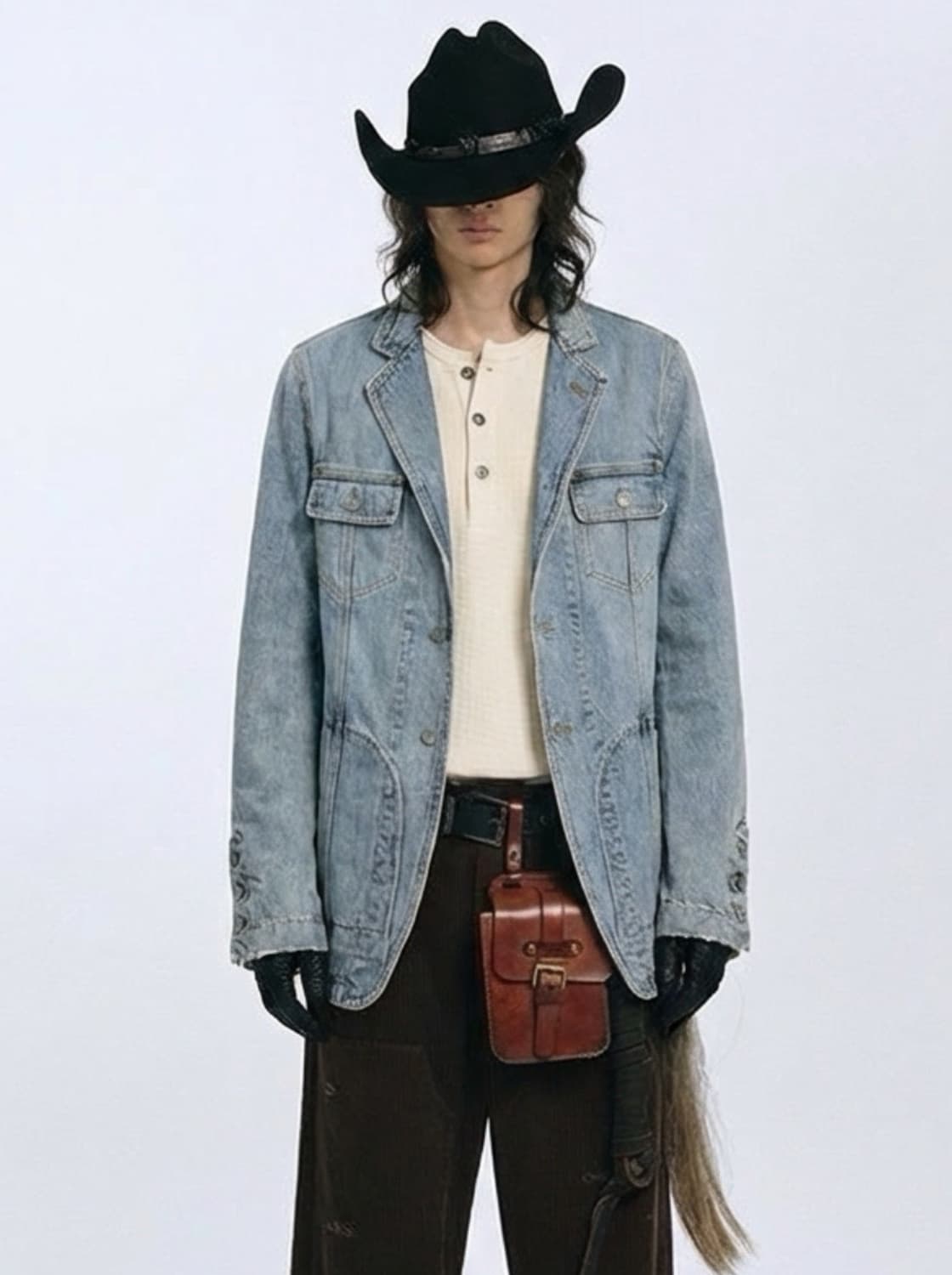 돌체앤가바나 데님 블레이저 자켓 상품이미지1