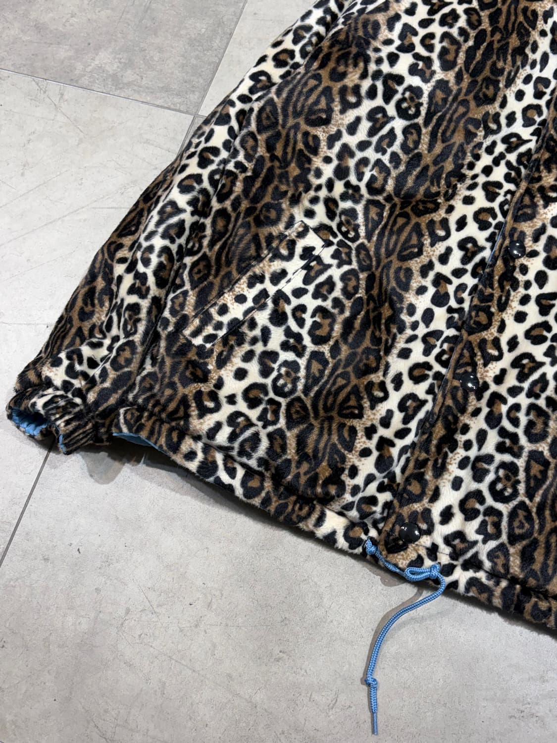 X-girl 양면 리버시블 호피 갸루 코치자켓 상품이미지3