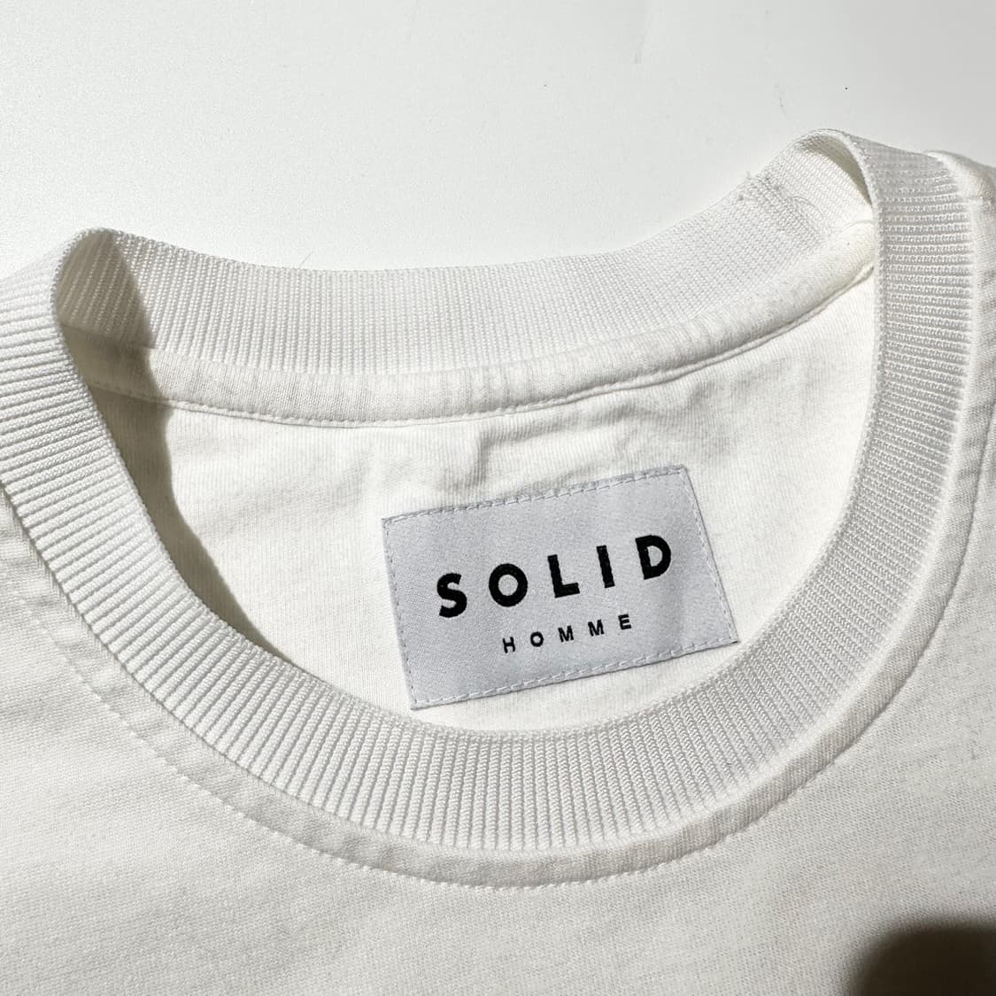 솔리드옴므 로고 스펠아웃 반팔 티셔츠 상품이미지4