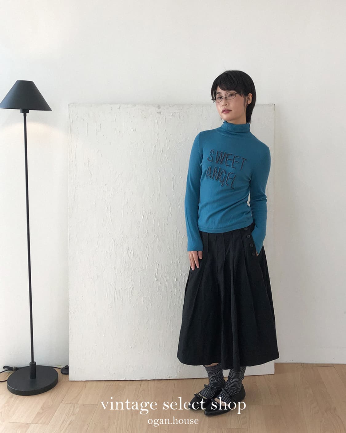 vintage MARGARET HOWELL pleated skirtt 상품이미지4