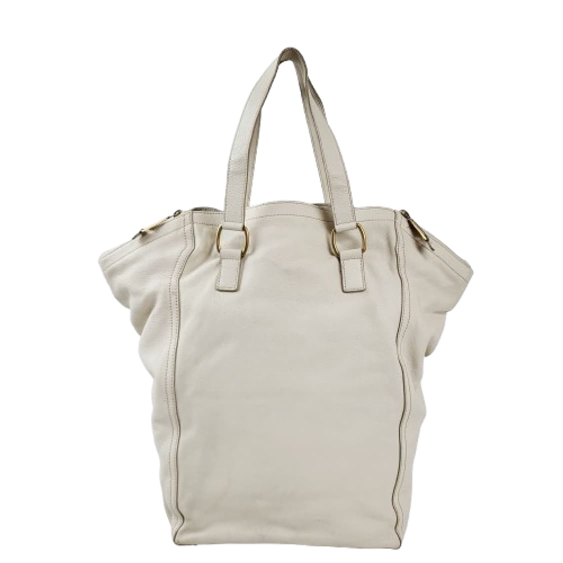 정품 생로랑(입생로랑) 아이보리 가죽 다운타운 백 상품이미지7