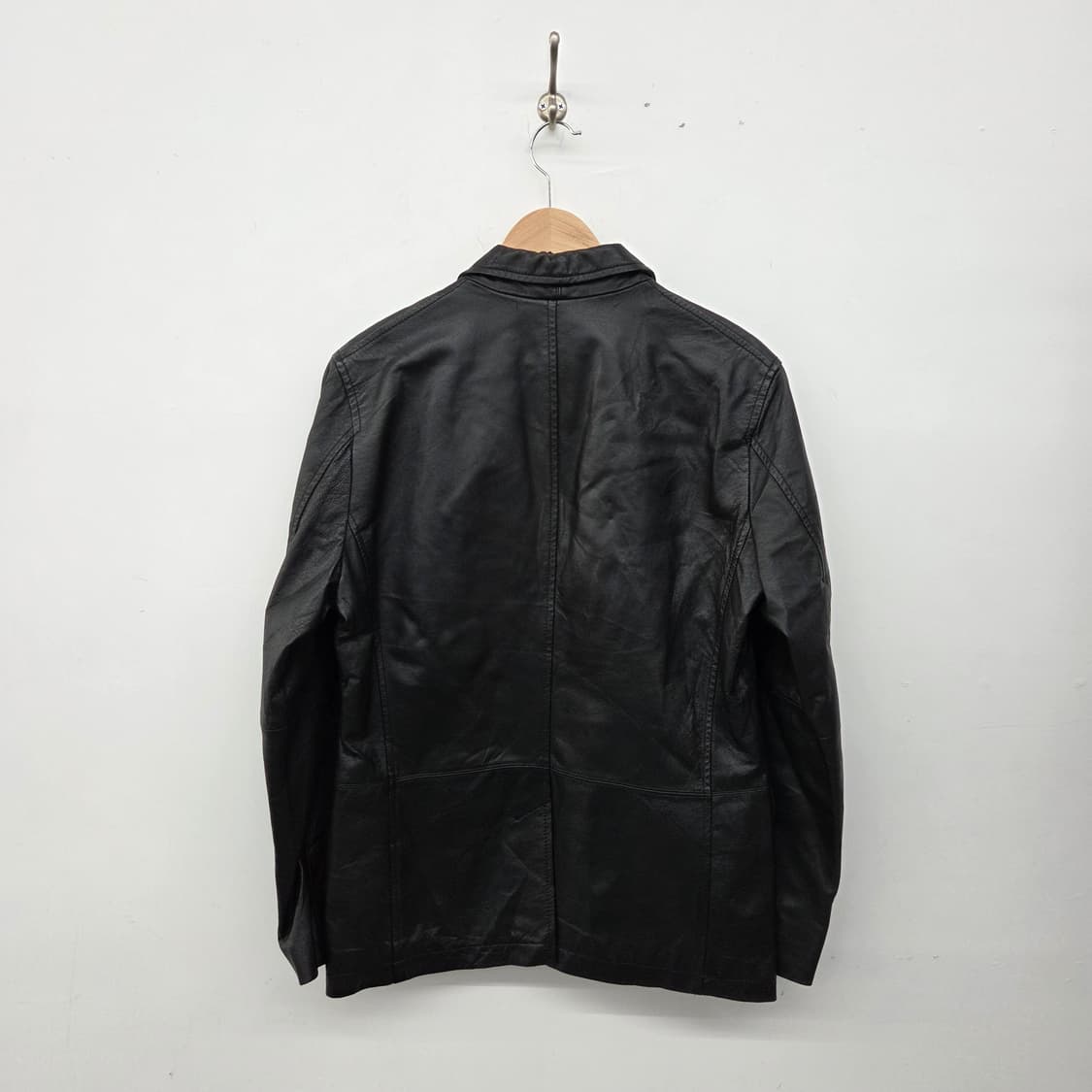 양가죽 블랙 남성 블레이저 자켓 남m 상품이미지5