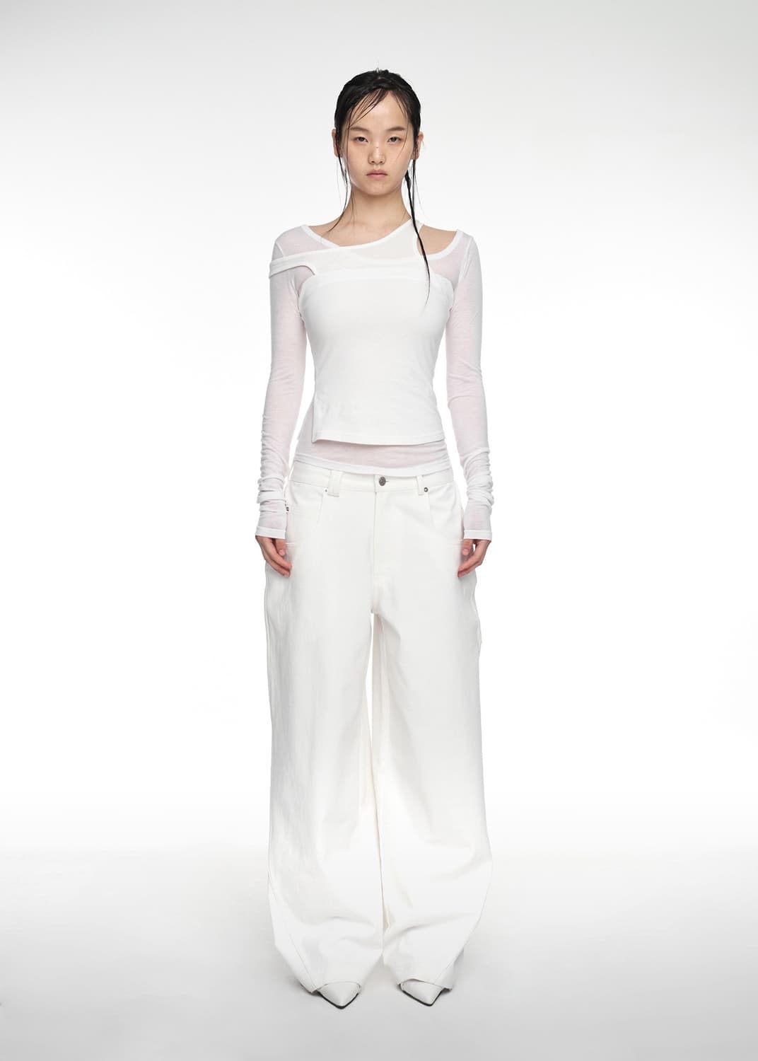 [1] 나체 익스포저 포켓 팬츠 아이보리 상품이미지2