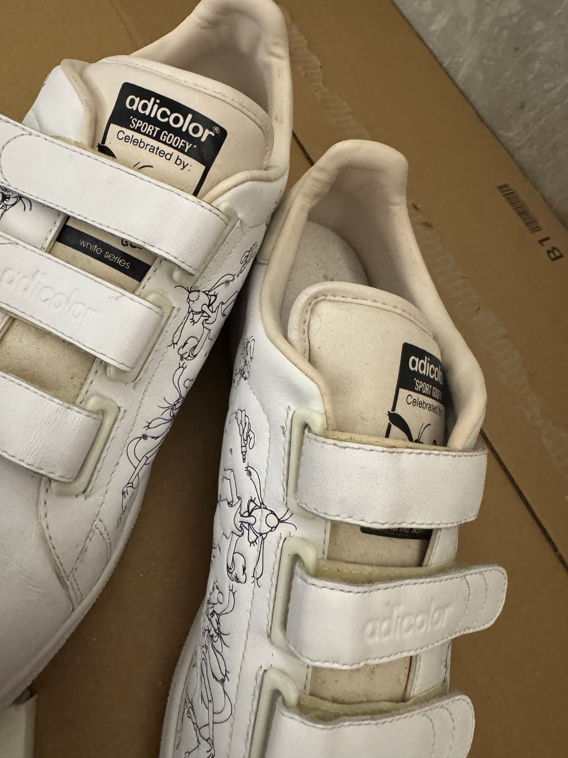 [270] 프랑스구매 아디다스 오리지널 아디컬러화이트 스탠스미스2 벨크로 상품이미지6