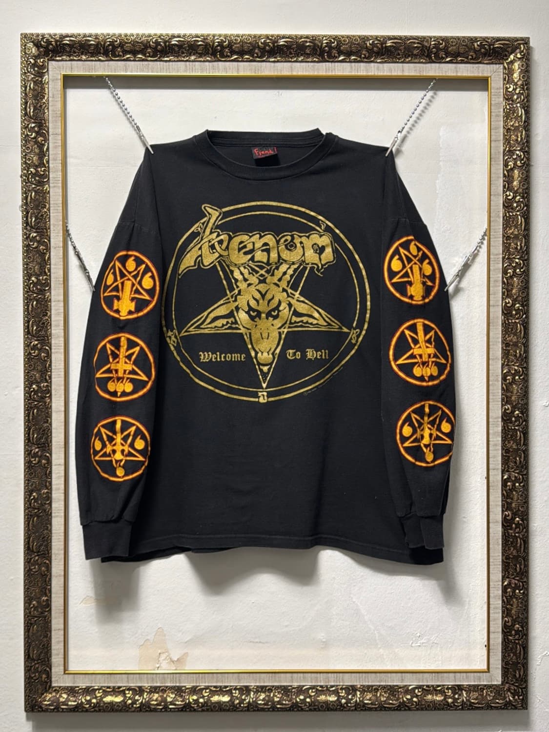 Vintage 90s Venom Wellcome to hell 롱슬리브 상품이미지1