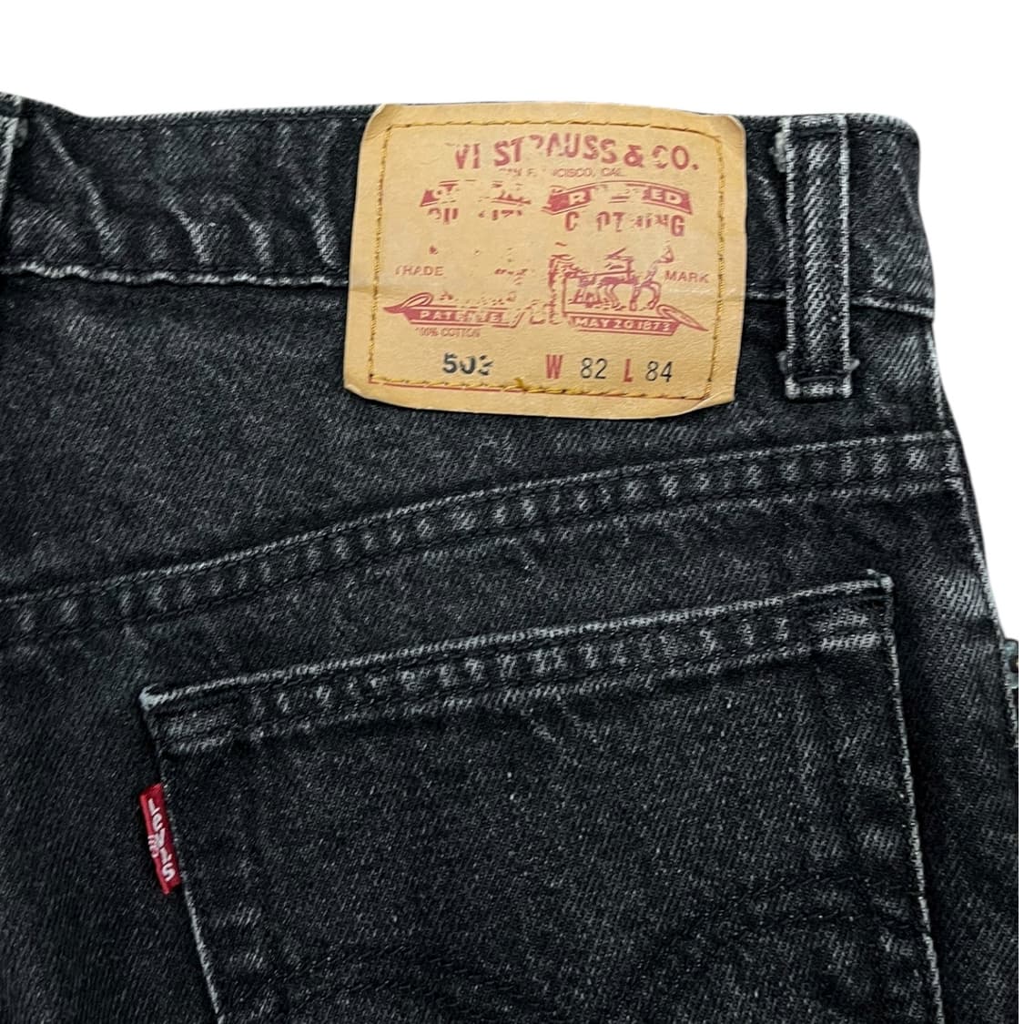 리바이스 503 흑청 데님 상품이미지4