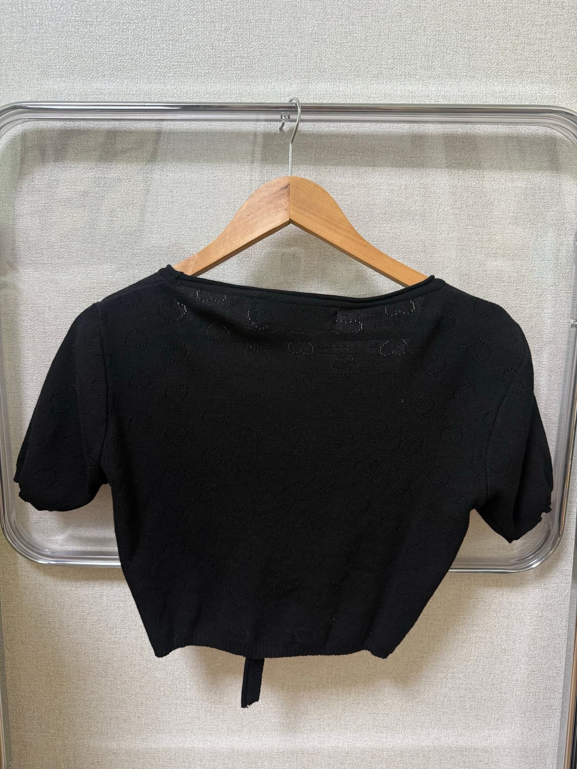 Sculptor 스컬프터 하트 펀칭 니트 가디건 (제니 착용) 상품이미지3