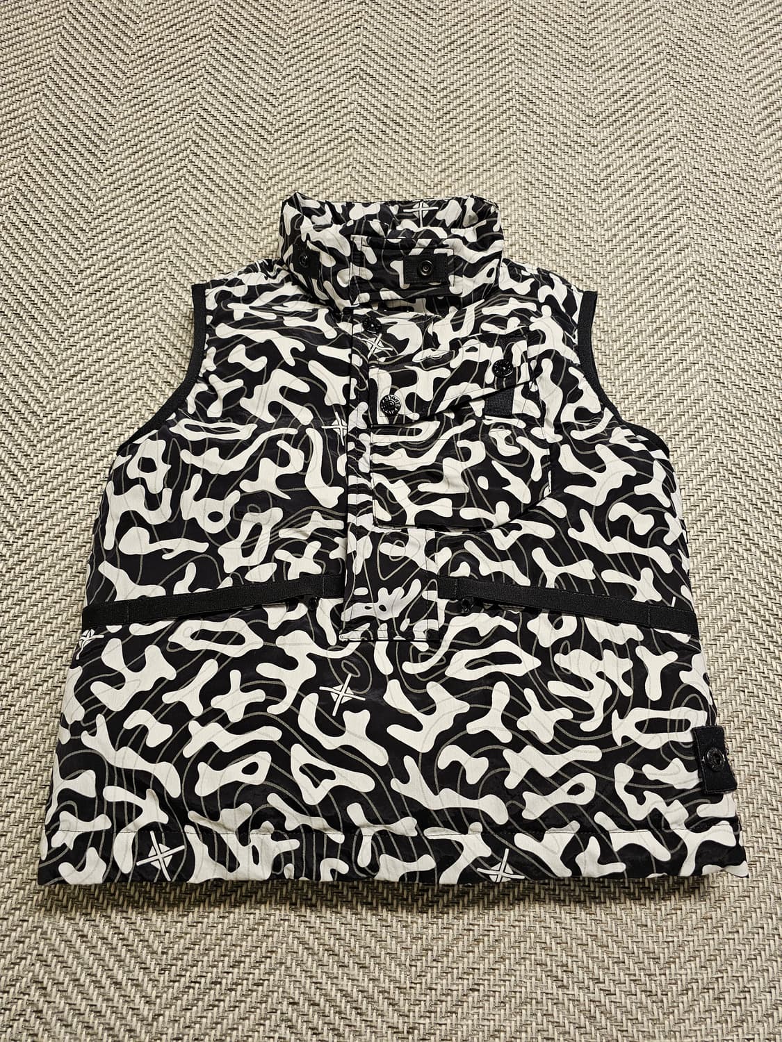 스톤아일랜드 주니어 리플렉티브 패딩 아노락 6Y 상품이미지1