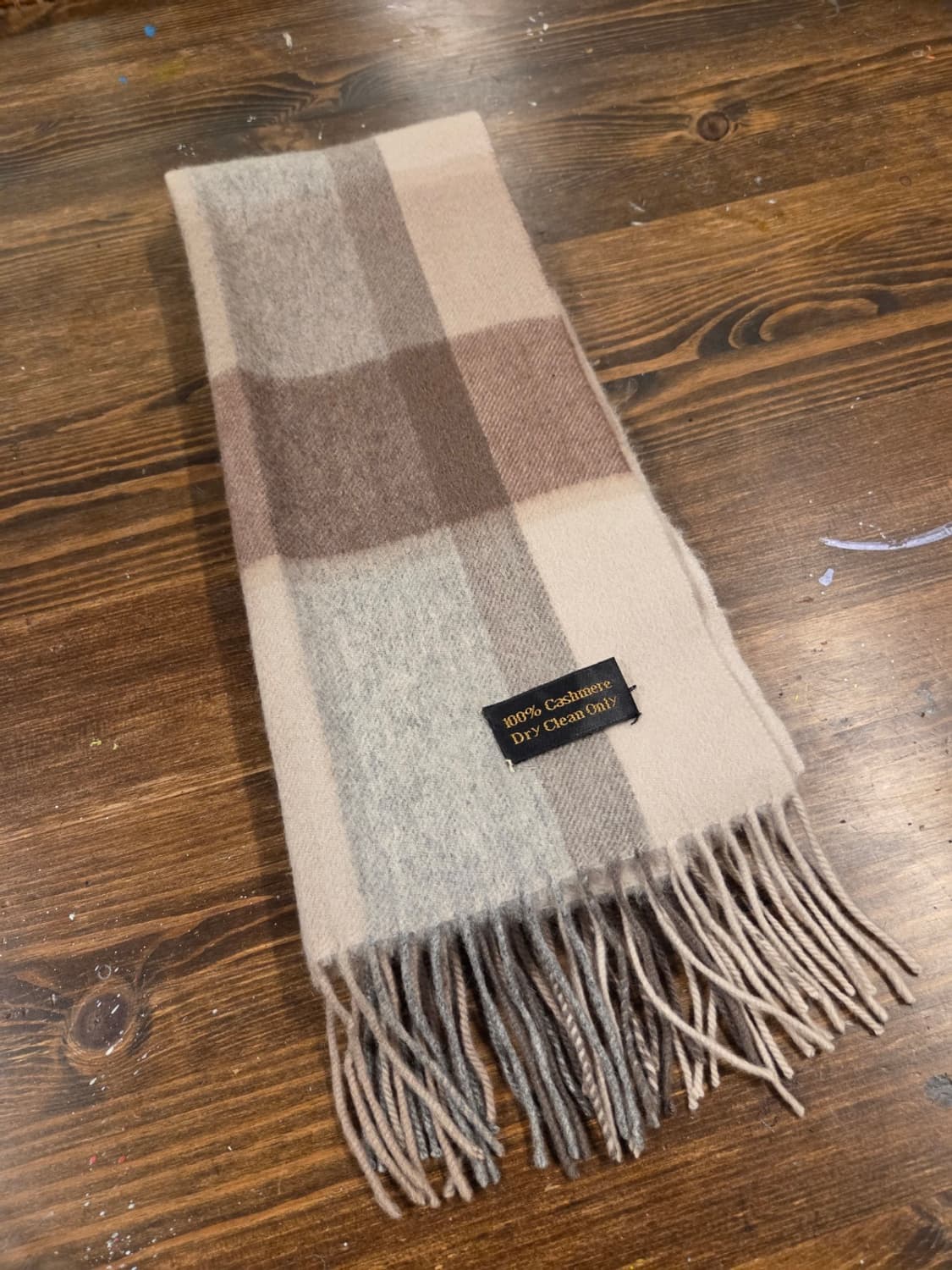 빈티지 캐시미어 머플러 상품이미지4