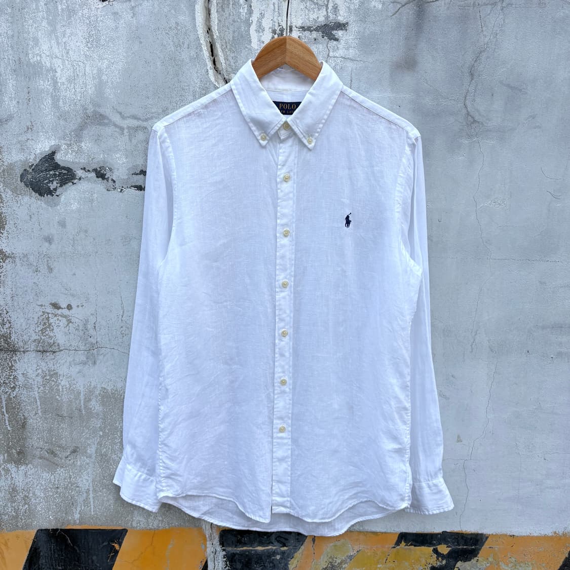 Polo 폴로 흰색 린넨 셔츠 상품이미지1