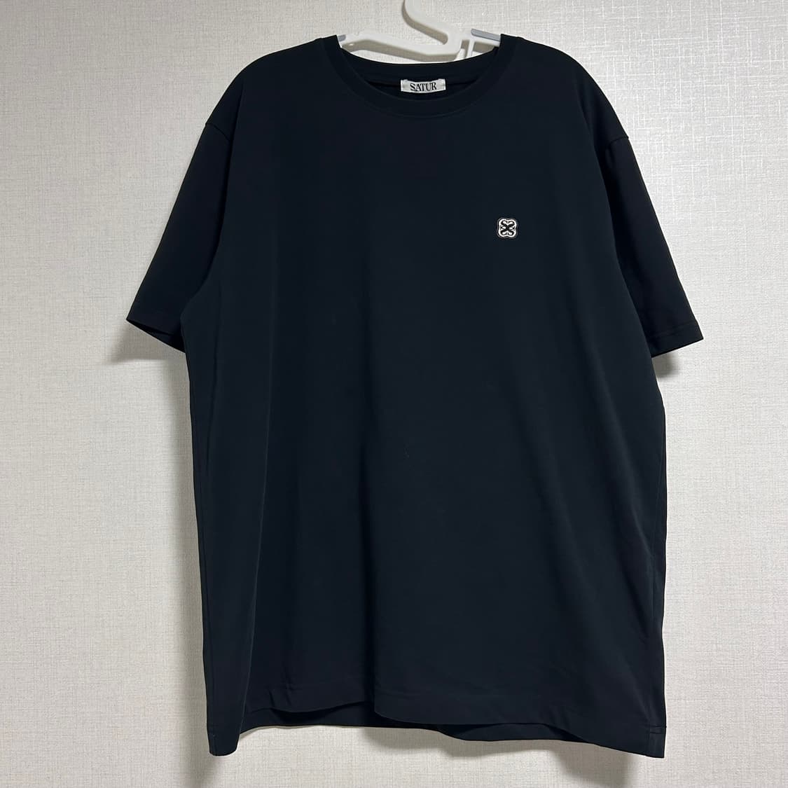 세터 반팔 티셔츠 올 데이 수피마 컴포트 블랙 XL  상품이미지8