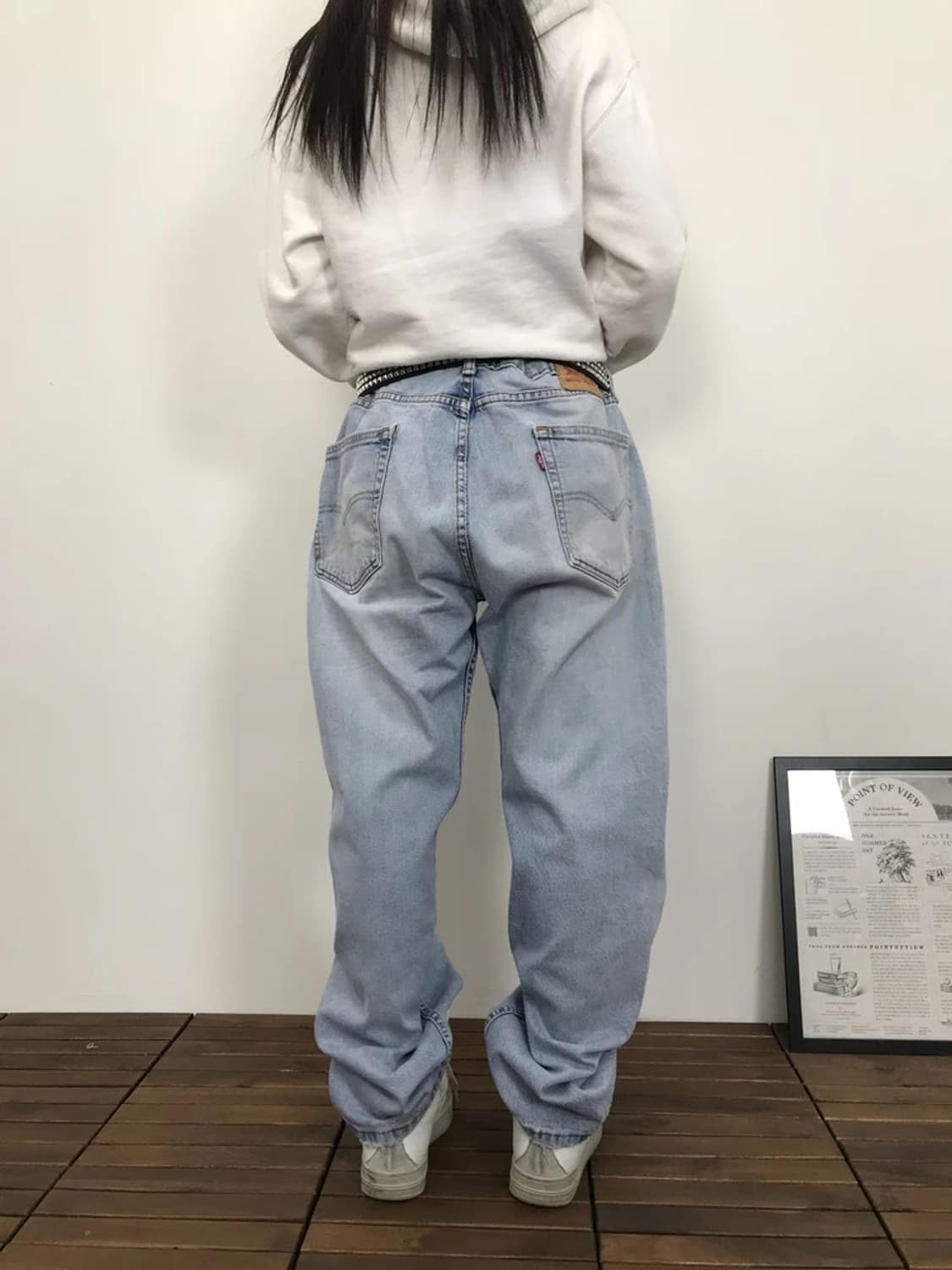Levi's 505 Light Wash Denim Pants 상품이미지3