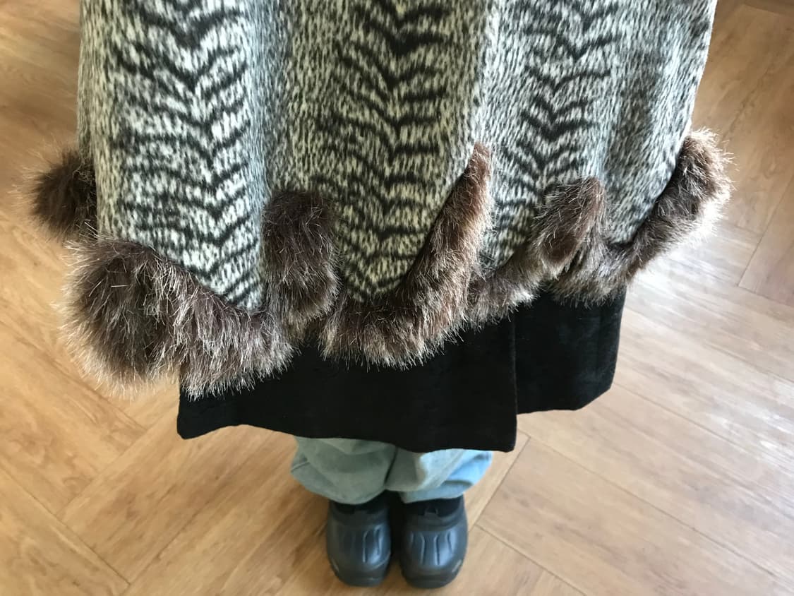  vintage pattern fur coat 상품이미지5