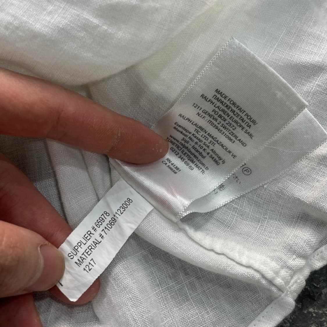 95 폴로 랄프로렌 신형 린넨 셔츠 상품이미지4