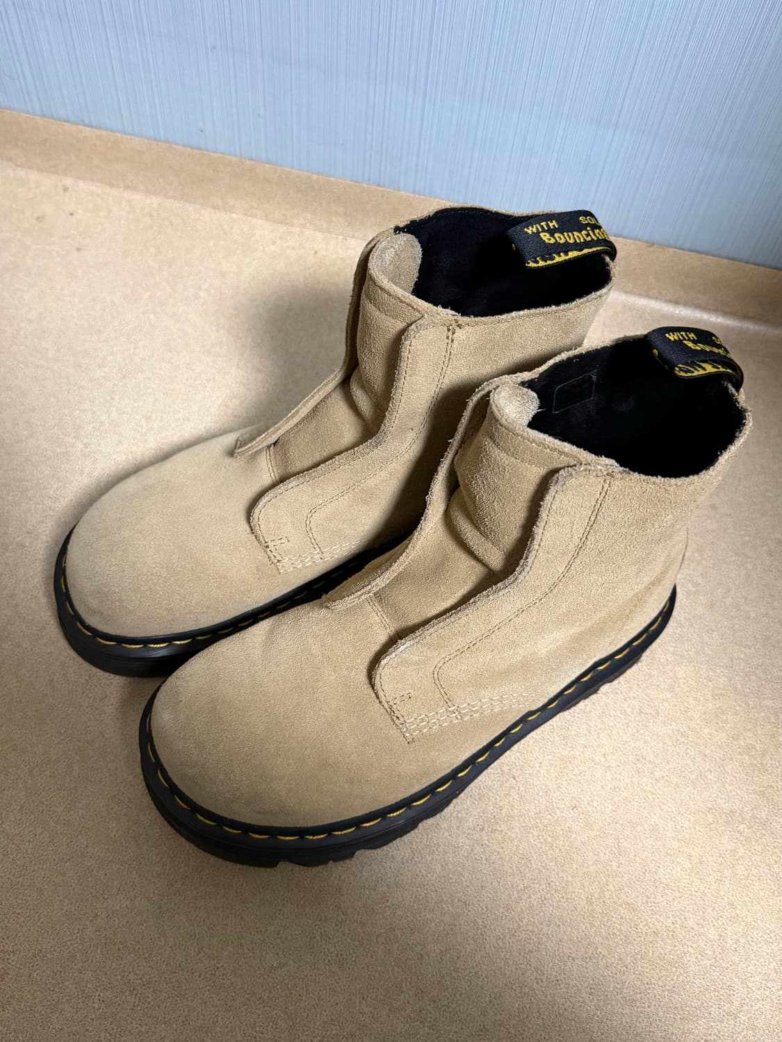 닥터마틴 제브잭 레이스리스 부츠 사바나 탄 280 상품이미지1