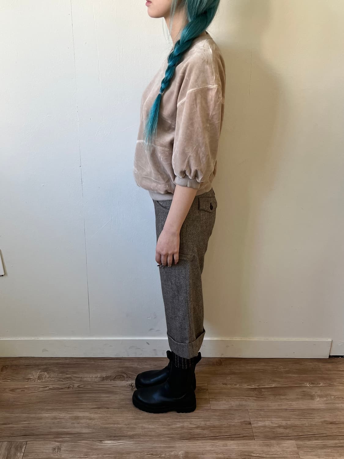 initial message 클래식 7부 팬츠 상품이미지8