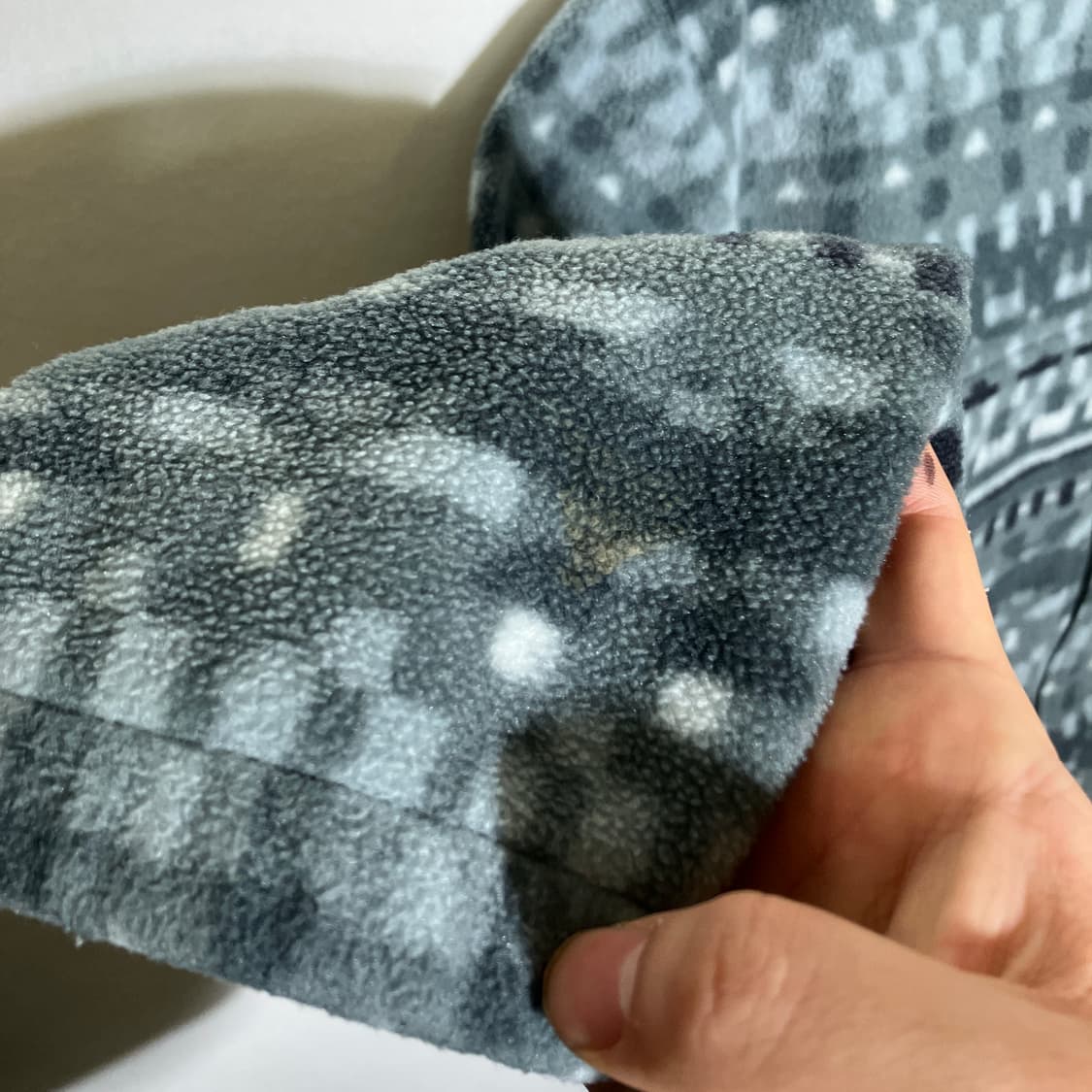 M)컬럼비아 체크패턴 후리스 자켓 상품이미지3