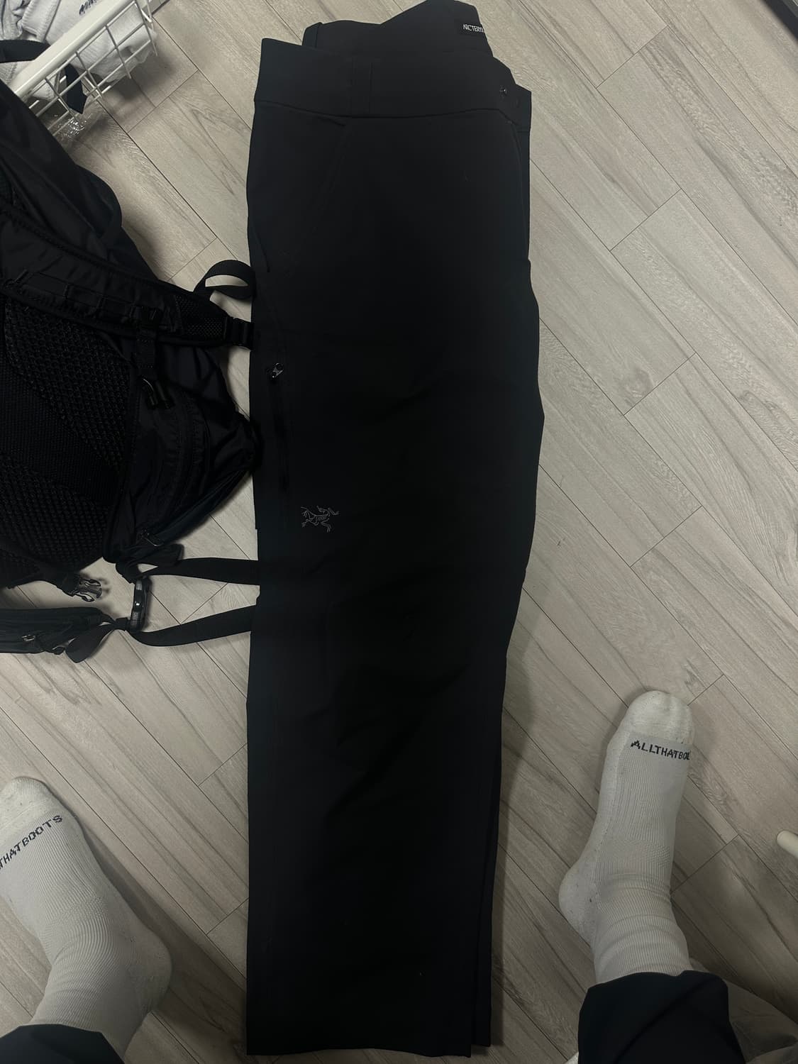 34S 아크테릭스 크로닌 코튼 팬츠 블랙 상품이미지1