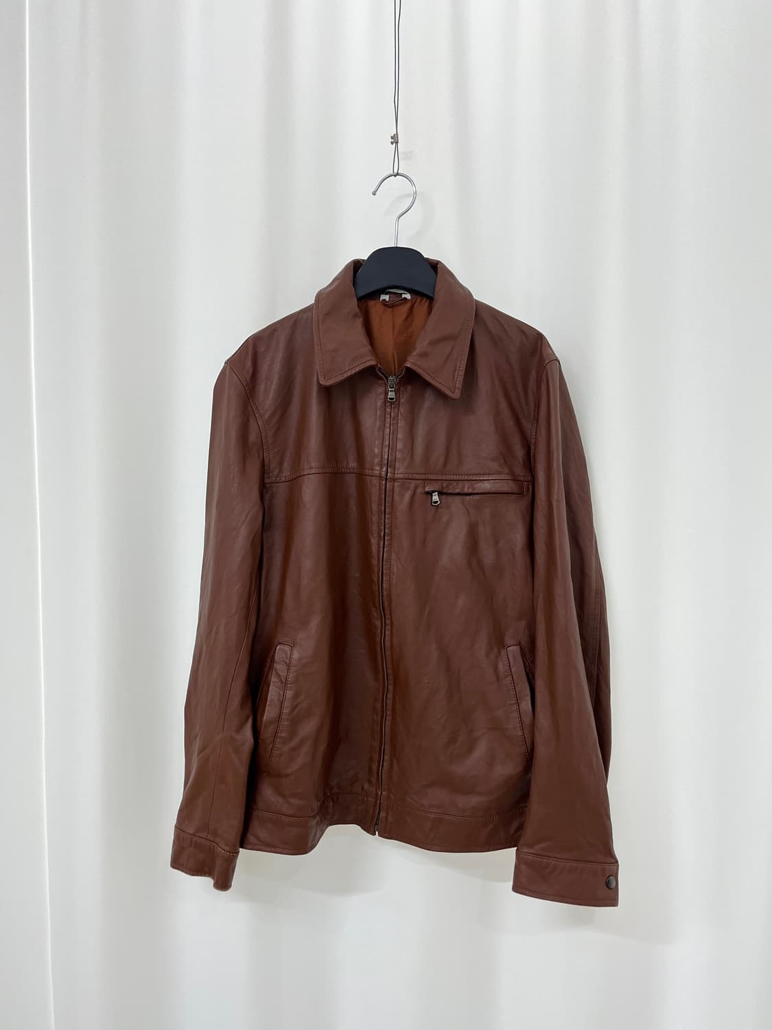 piccini lampo zipper leather jacket 상품이미지1