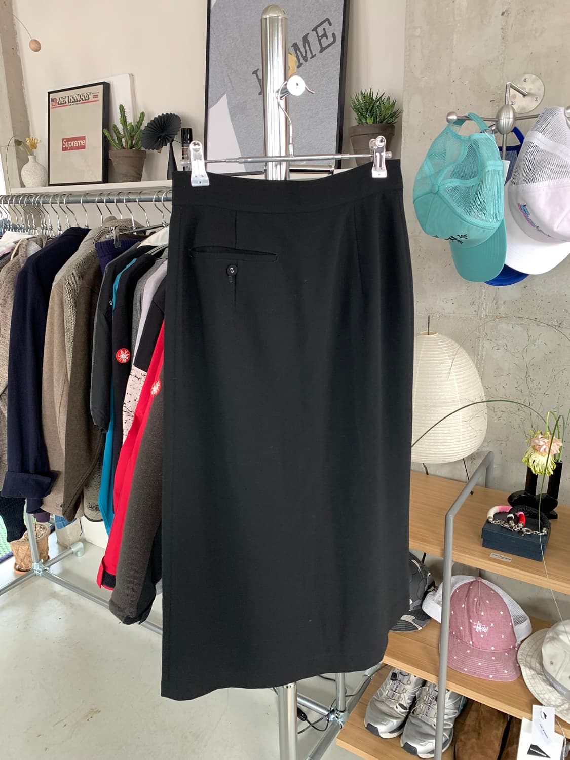 꼼데가르송 트리콧 버튼 디테일 스커트 상품이미지3