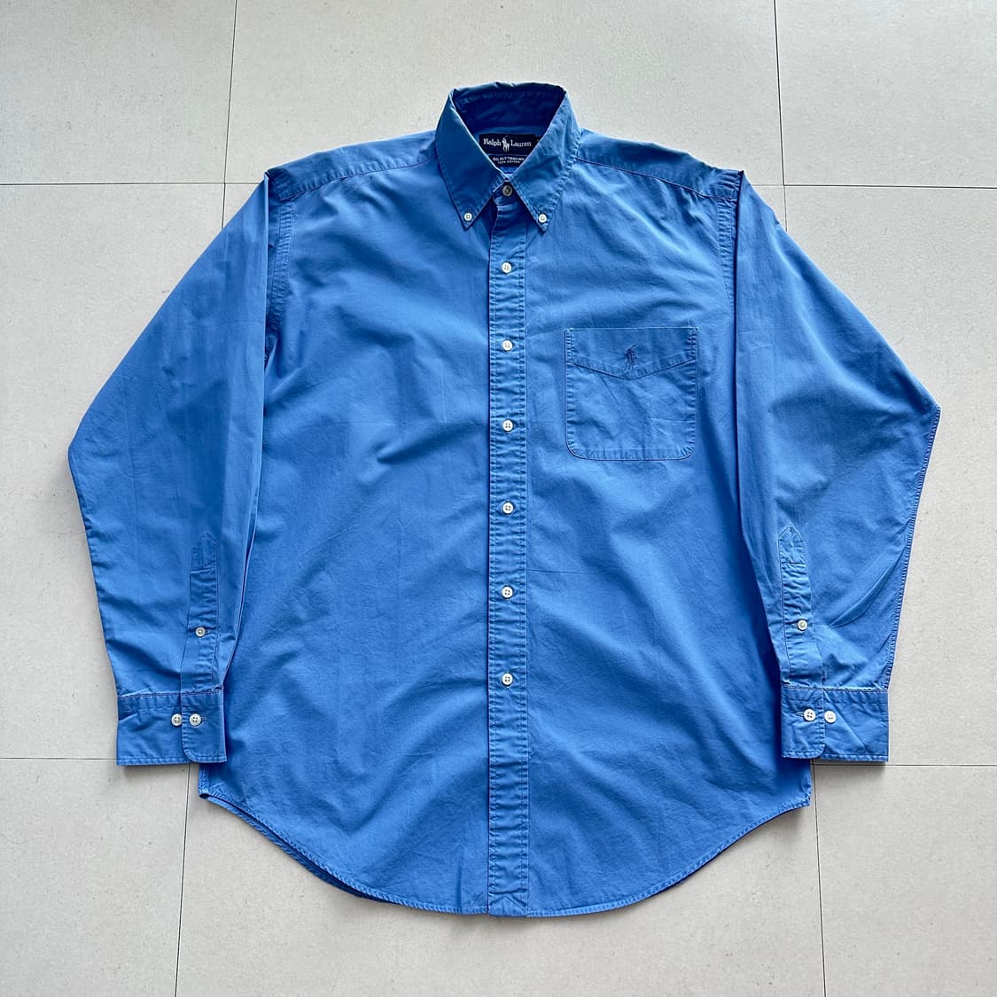 90s 폴로 랄프로렌 더 빅 셔츠 블루 (The Big Shirt) 상품이미지1