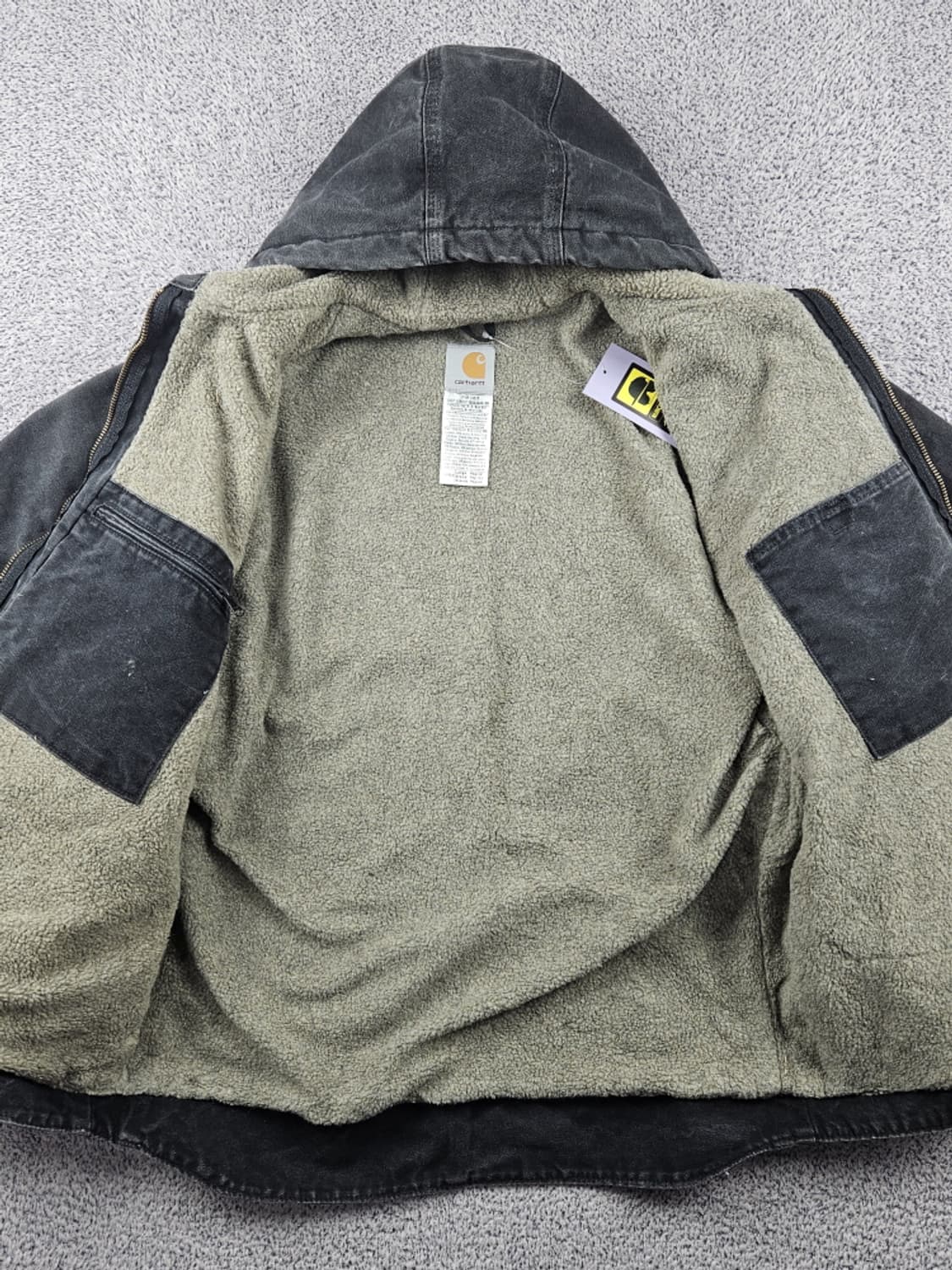 칼하트 J141 쉐르파 라이닝 후드 워크 자켓 ( L ) / 10606 상품이미지10