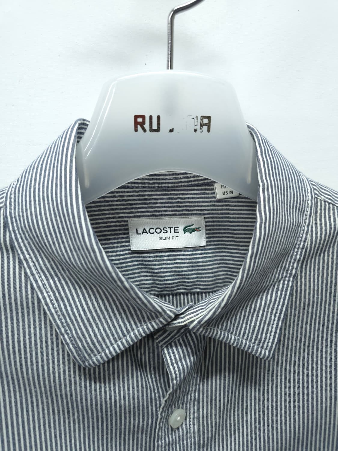 라코스테 슬림핏 긴팔 스트라이프 셔츠 (사이즈 100) 상품이미지5