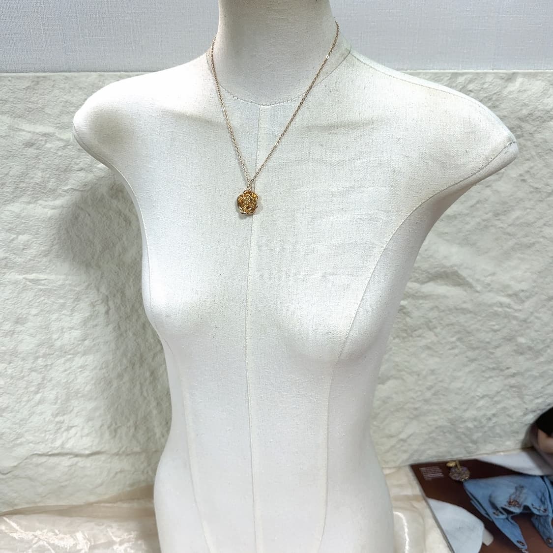 빈티지  장미 목걸이 상품이미지1