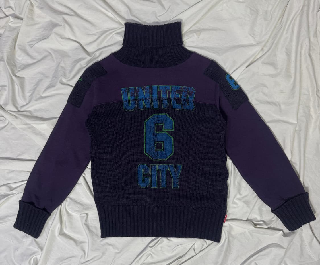 Sky bomber 럭비 터틀넥 니트 상품이미지4