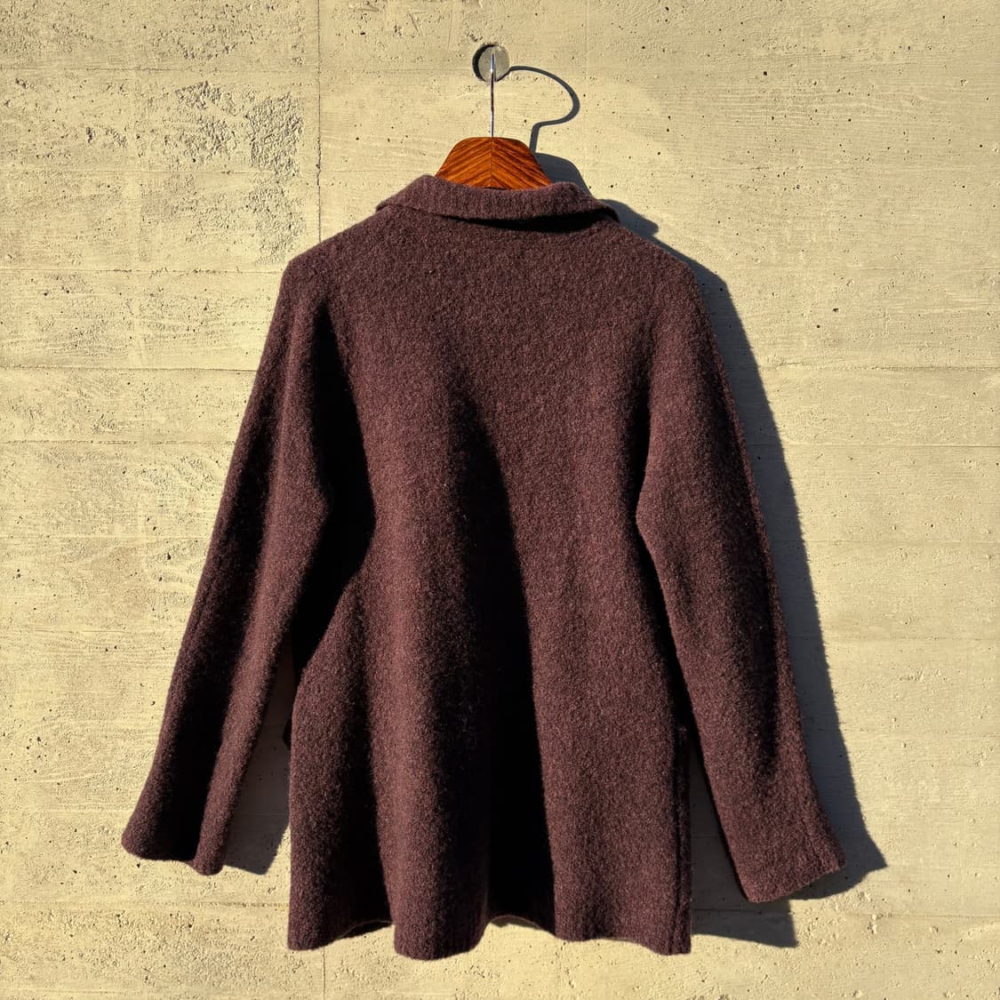 와이즈 포 리빙 요지야마모토 더블 브레스티드 바이올렛 가디건 상품이미지7