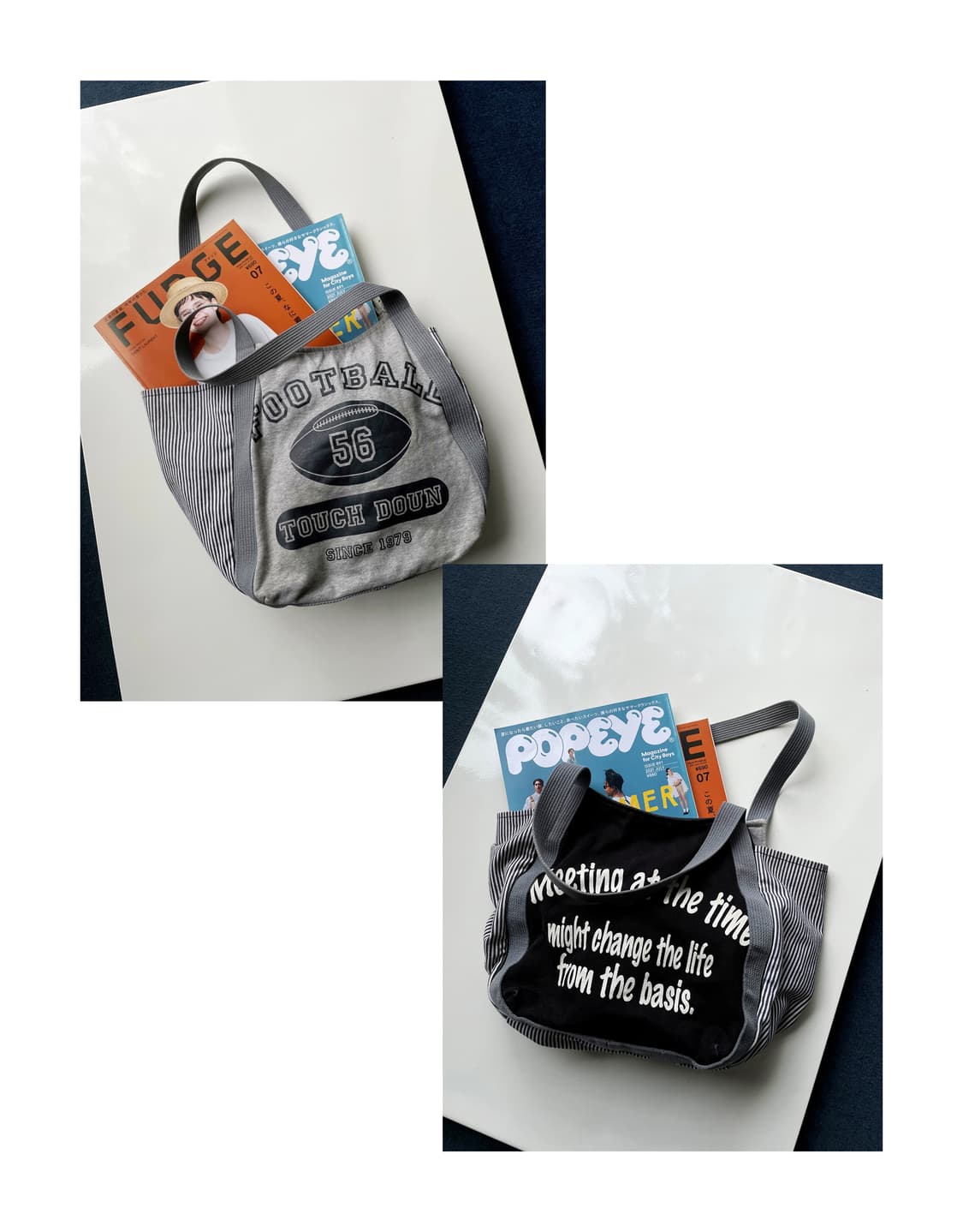 Cotton remake two face design  상품이미지1