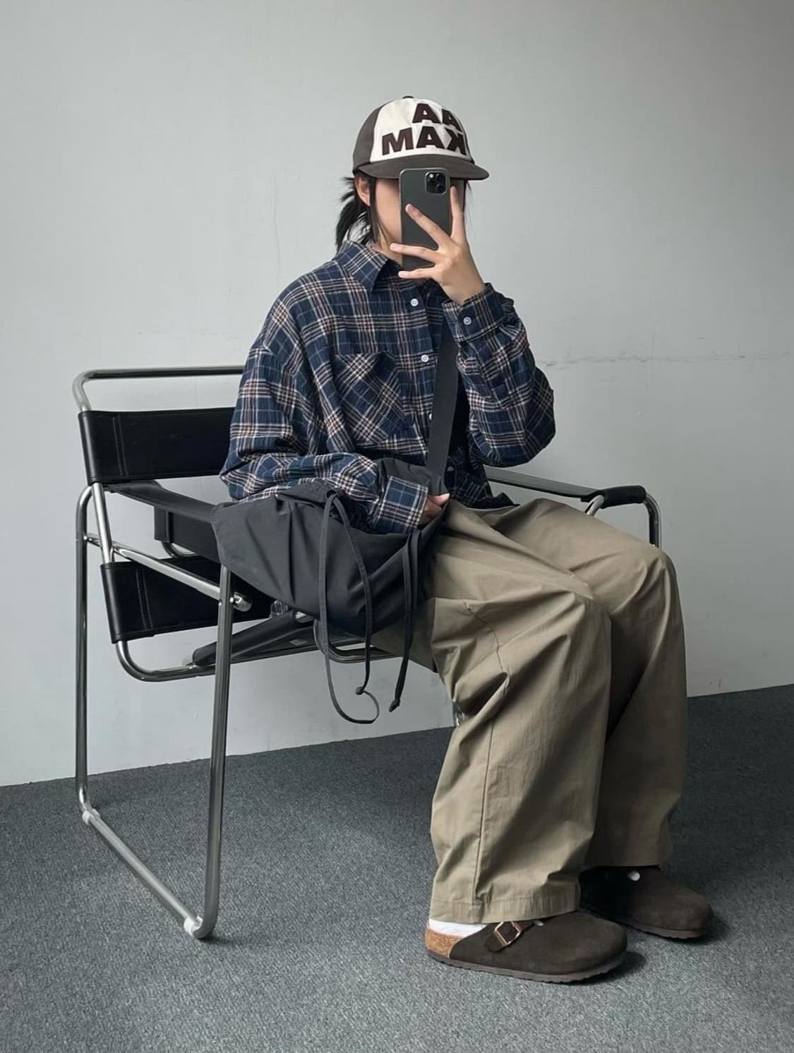 아캄-Leather Patch Ball Cap 상품이미지2