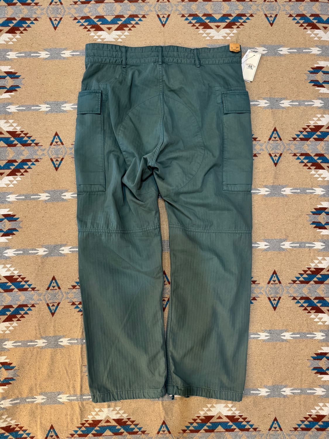 [34-32] RRL 더블알엘 헤링본 트윌 카고 팬츠  상품이미지4