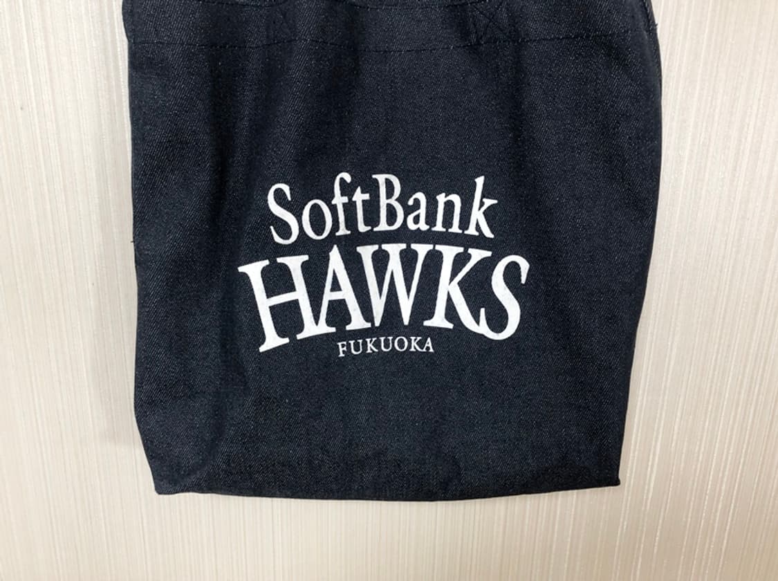 NPB 후쿠오카 소프트뱅크 호크스 데님에코백 상품이미지3