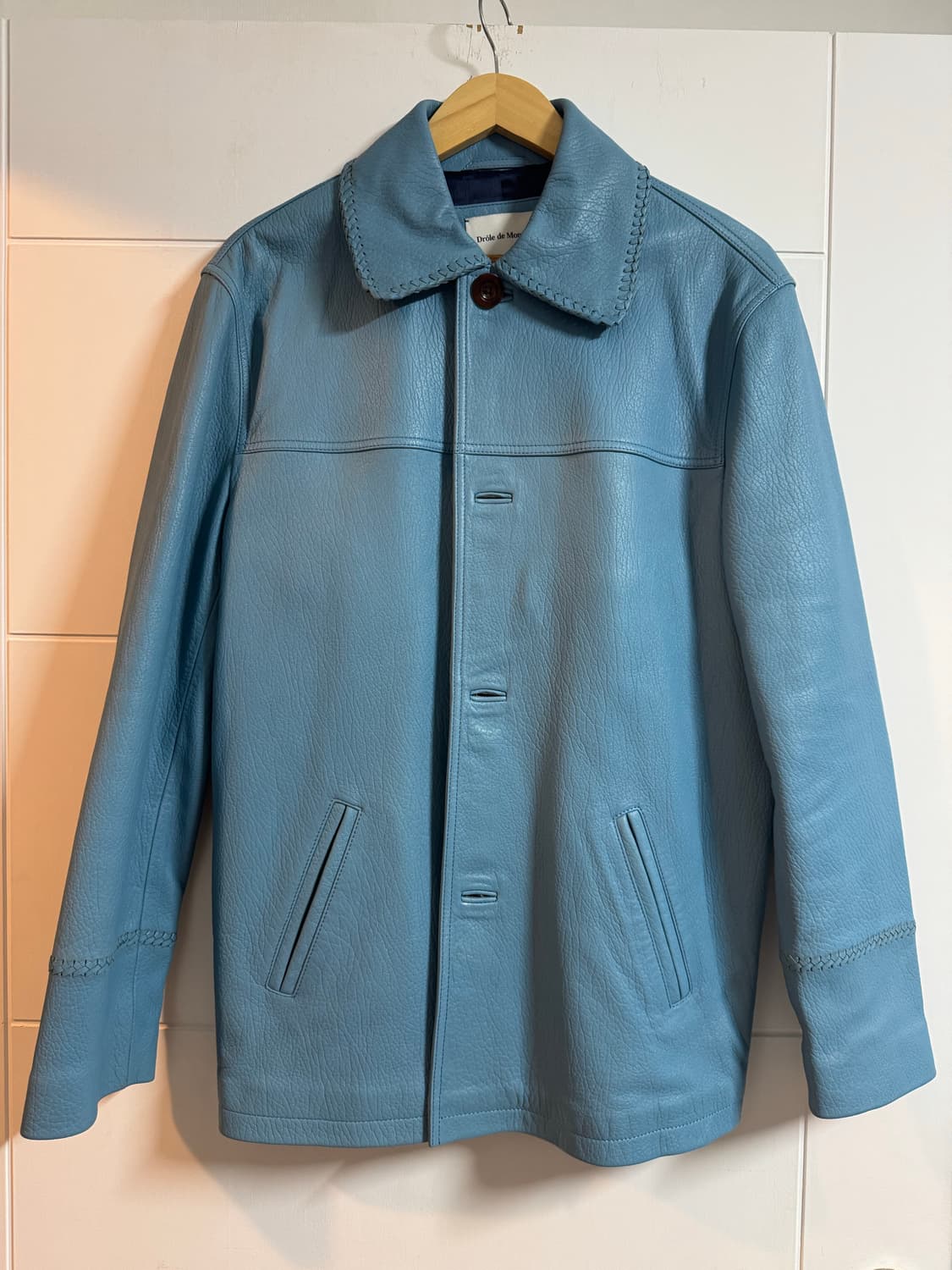 드롤 드 무슈 레더 카코트 상품이미지8