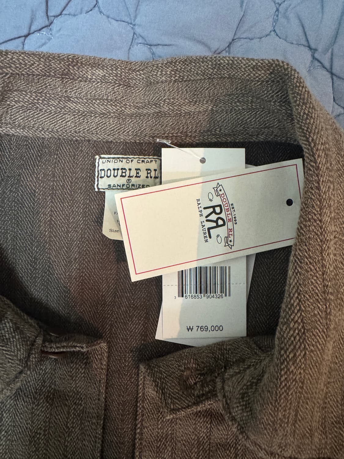 (25신상) 더블알엘 헤링본 워크 자켓, 초어 자켓 상품이미지4