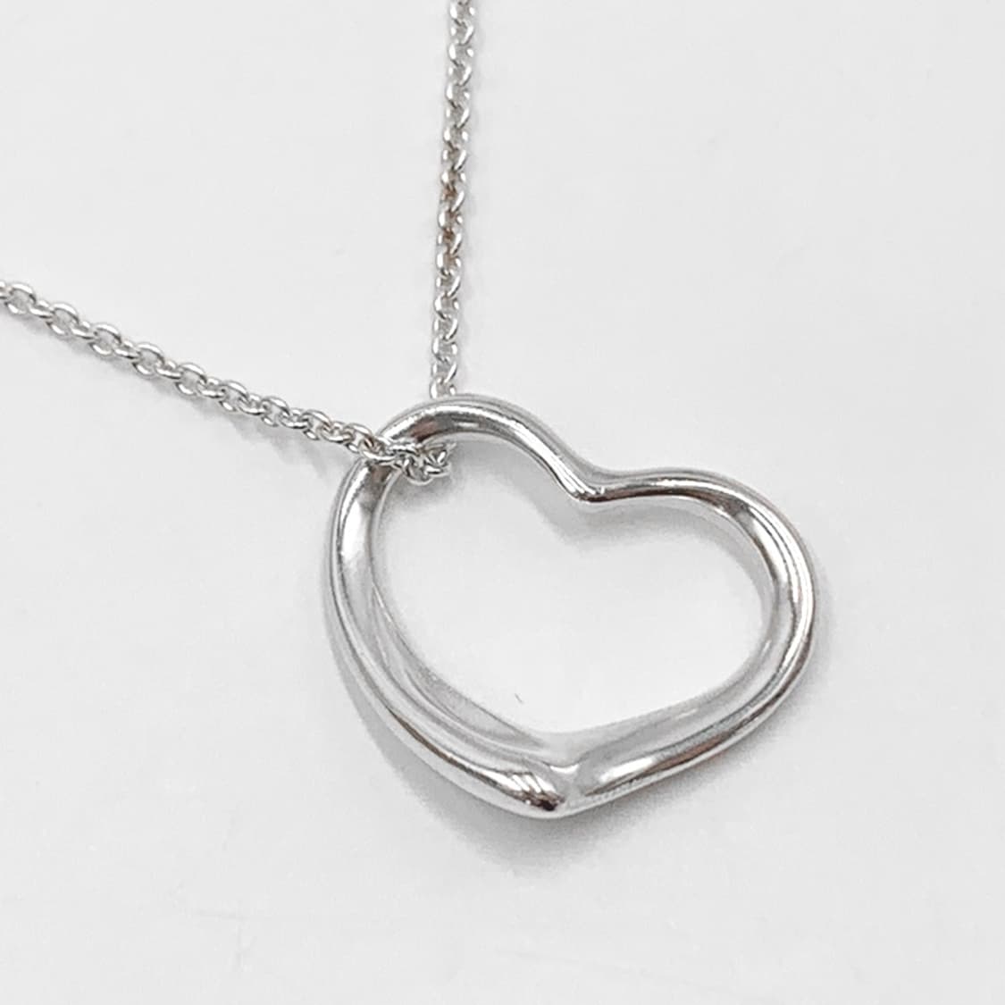 티파니 엘사 퍼레티 오픈 하트 22mm 목걸이 풀구성 NO.90 상품이미지7