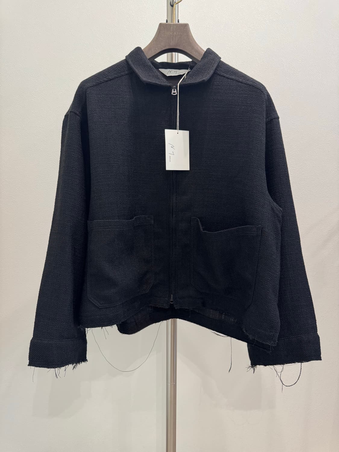 안셀름 24aw 트위드 집업 자켓 상품이미지1