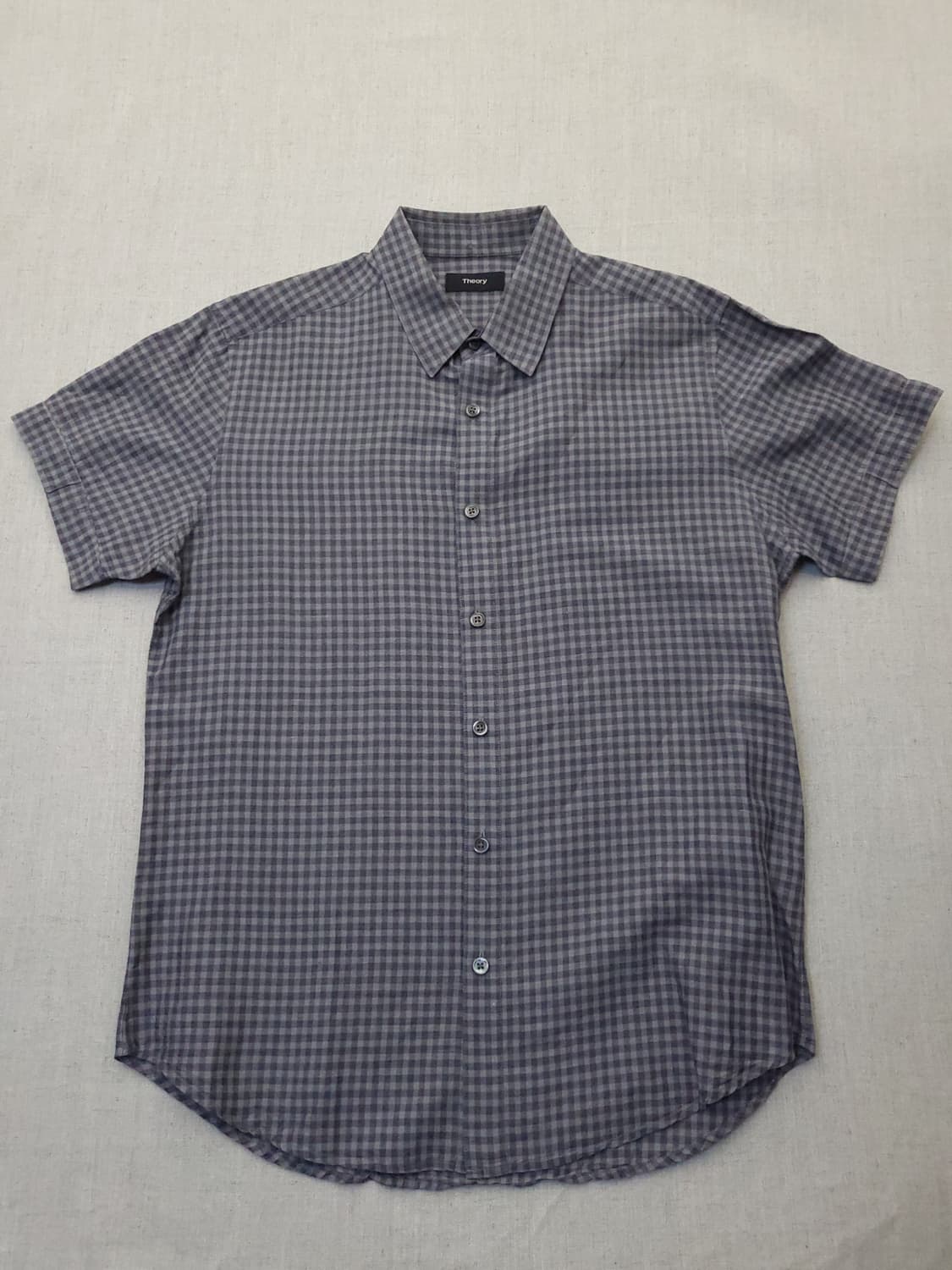 Theory 체크 반팔 셔츠 s 상품이미지1